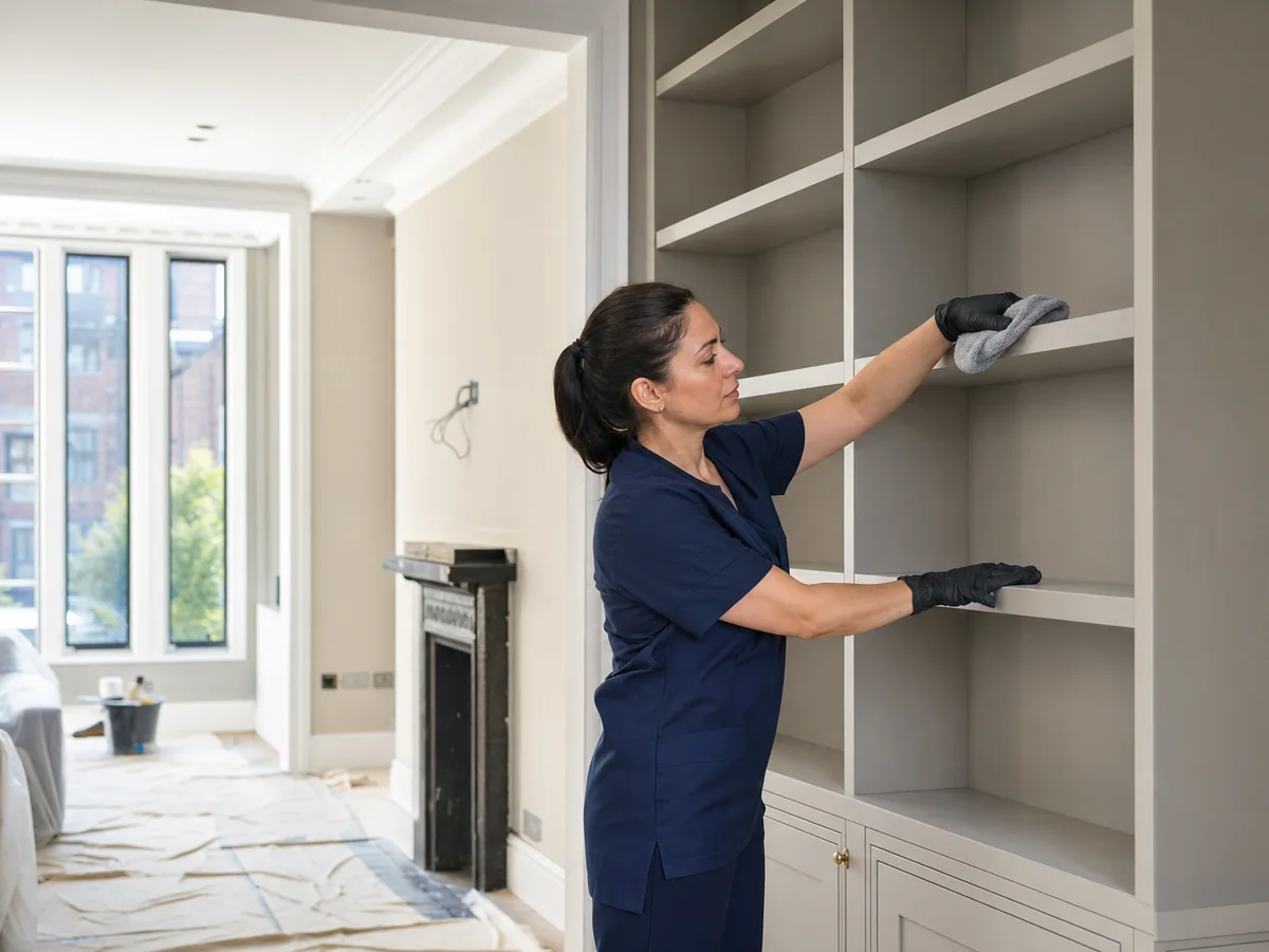 Detailed property cleaning before a London tenancy checkout